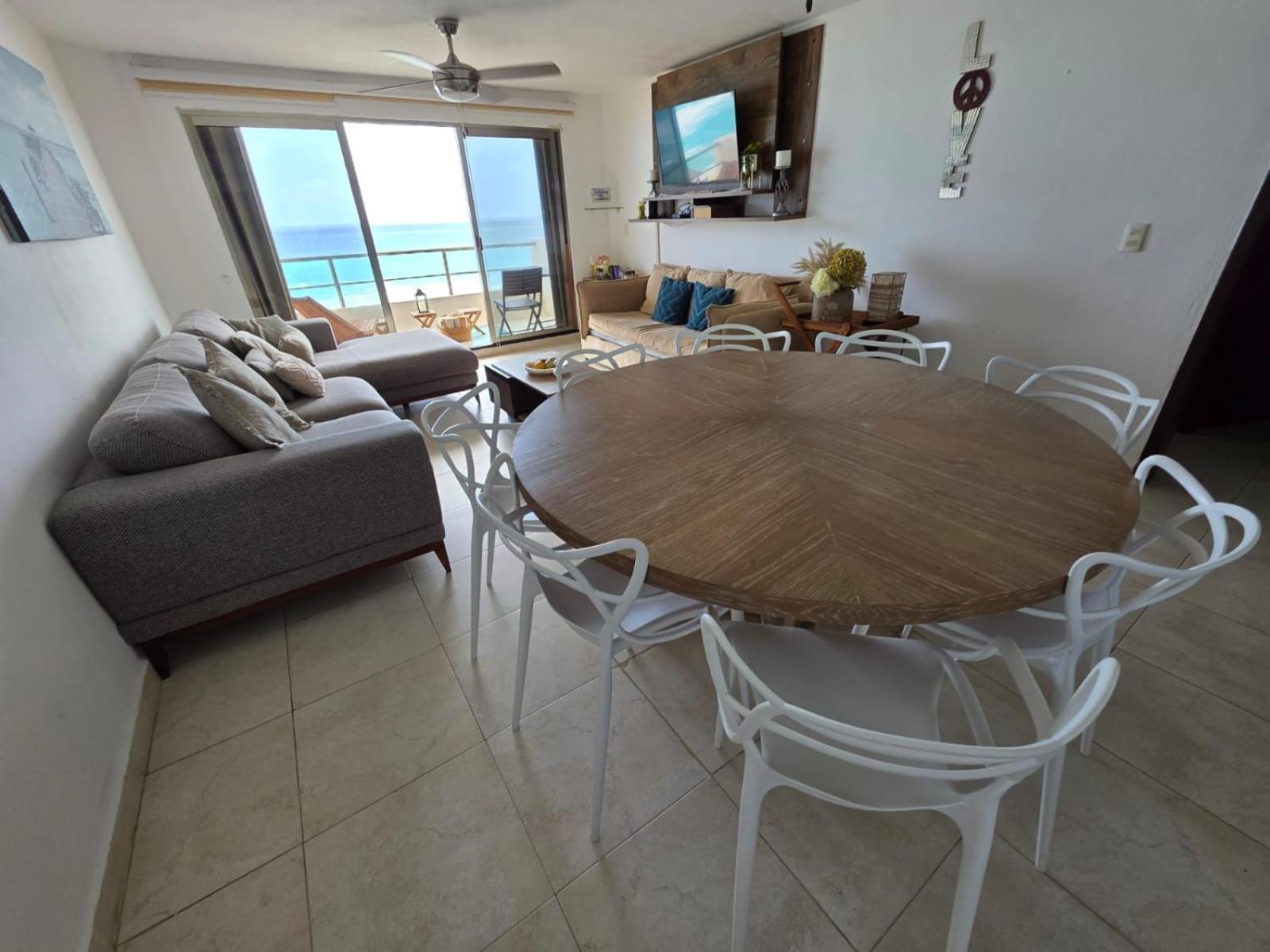 Perfect Vacation Getaway,Ocean View,Wifi, Beach Cancún Extérieur photo