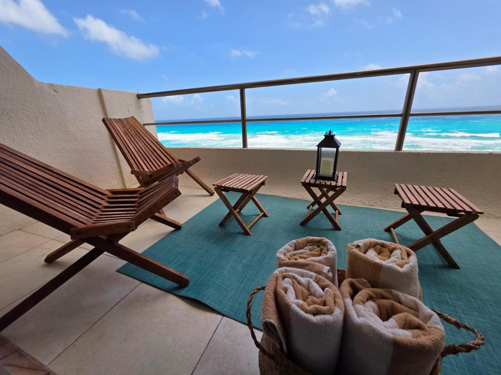 Perfect Vacation Getaway,Ocean View,Wifi, Beach Cancún Extérieur photo