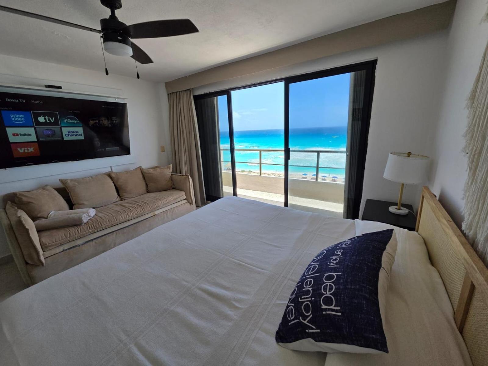 Perfect Vacation Getaway,Ocean View,Wifi, Beach Cancún Extérieur photo
